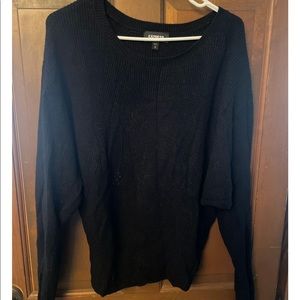 Express black long sleeve sweater